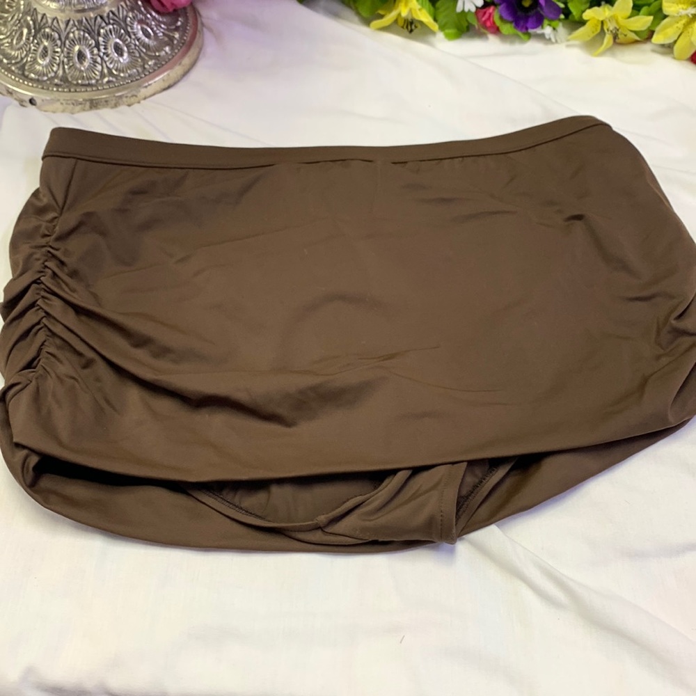 Mossimo Brown Skort bathing suit bottoms